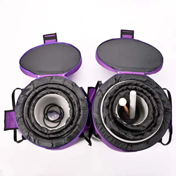 Black Quartz Crystal Singing Bowl Set – 432Hz 15cm - 30cm (6" - 12") - Image 2