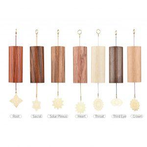Bamboo Koshi Wind Chimes - Set of 7 Chakras