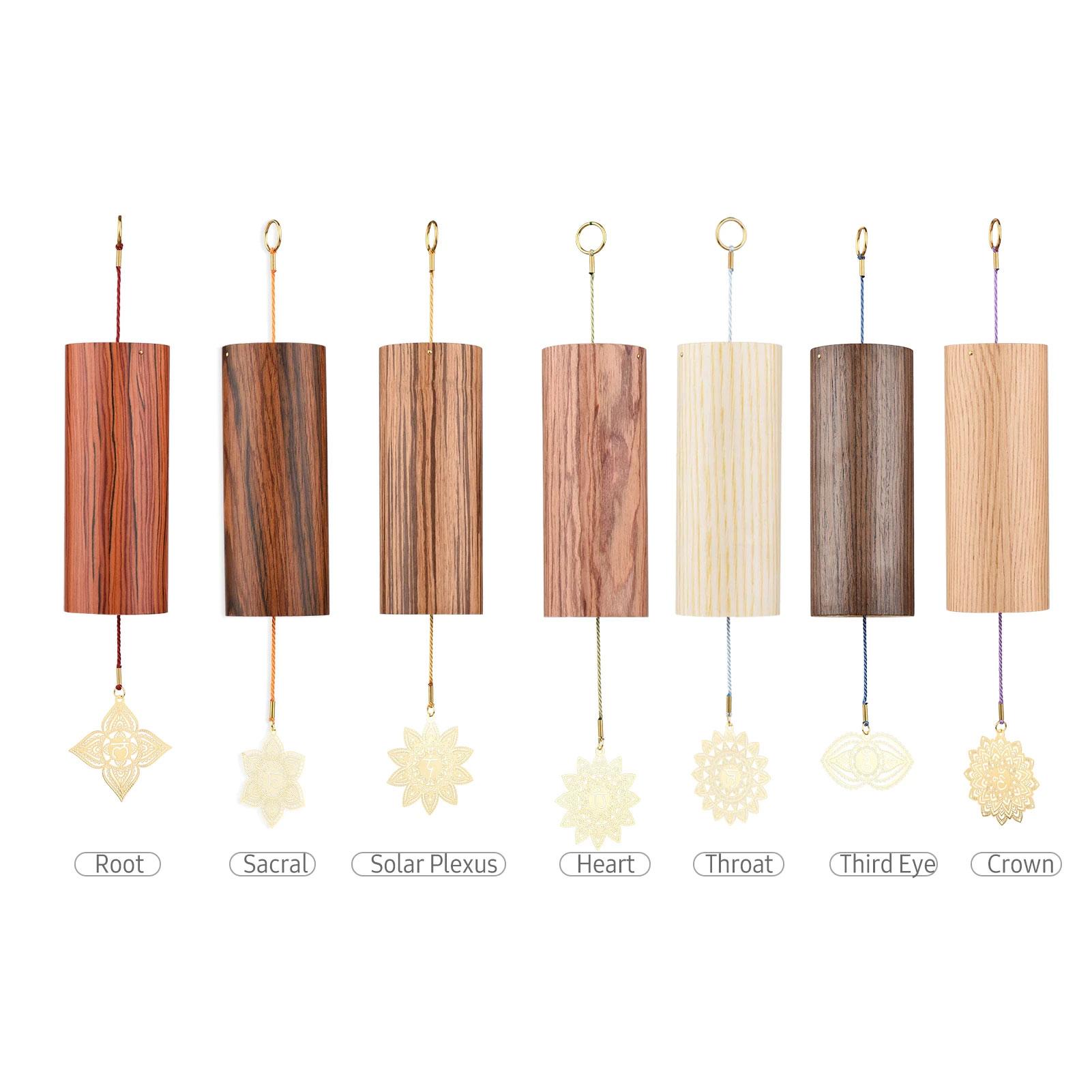 Bamboo Koshi Wind Chimes - Set of 7 Chakras