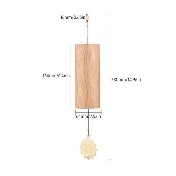 Bamboo Koshi Wind Chimes - Root Chakra - Image 2
