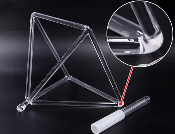 Clear Crystal Singing Pyramids - 3 Sizes - Image 5