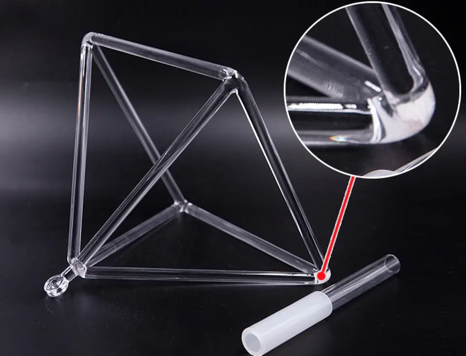 Clear Crystal Singing Pyramids - 3 Sizes - Image 5