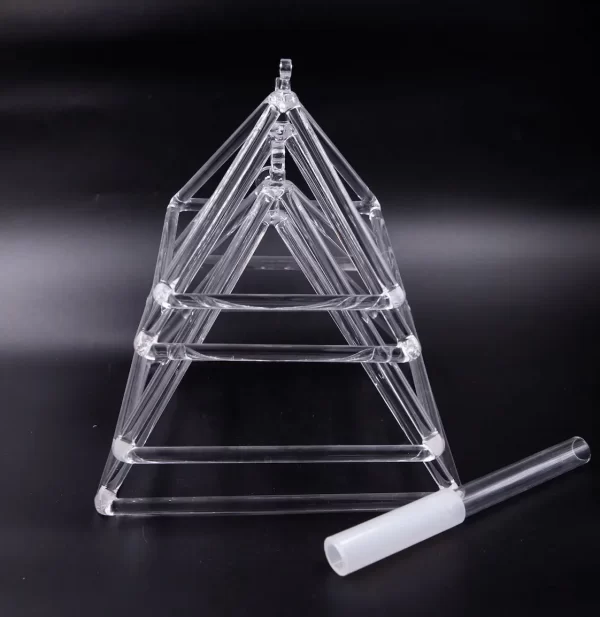 Clear Crystal Singing Pyramids - 3 Sizes - Image 6