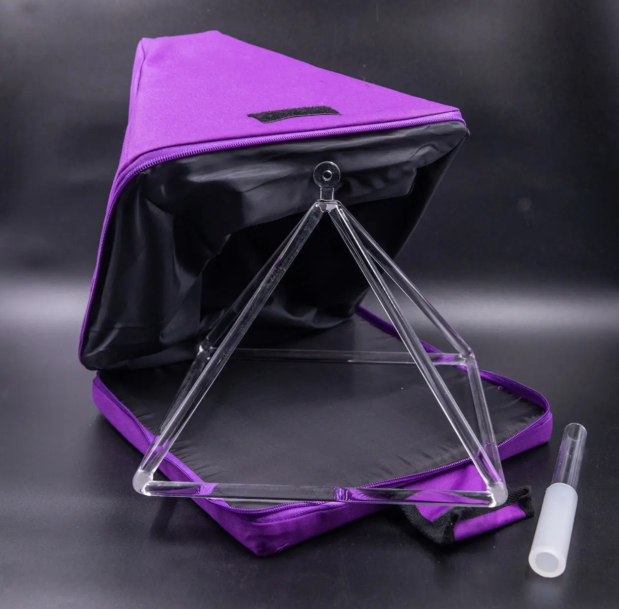 Clear Crystal Singing Pyramids - 3 Sizes - Image 7