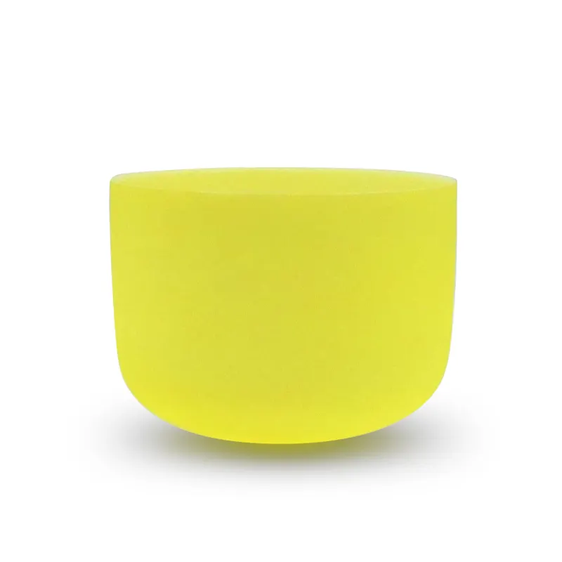 Yellow Quartz Crystal Singing Bowl - Solar Plexus Chakra – 432Hz 25cm (10") - Tuned to E