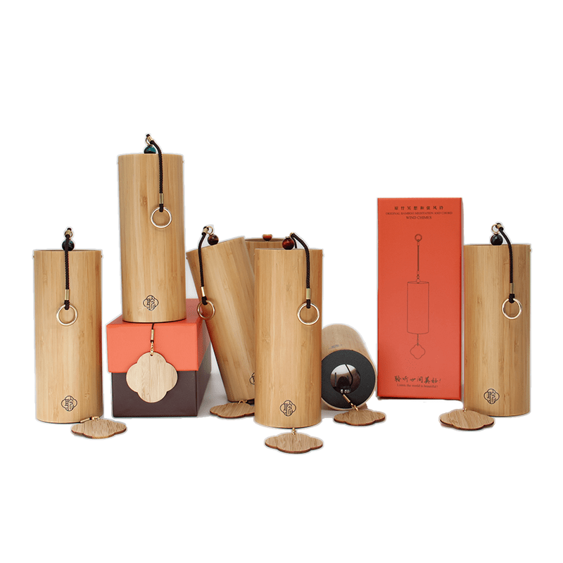 Bamboo Koshi Wind Chimes - Set of 7 Seasonal Chords