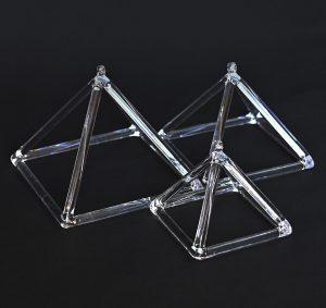 crystal pyramids